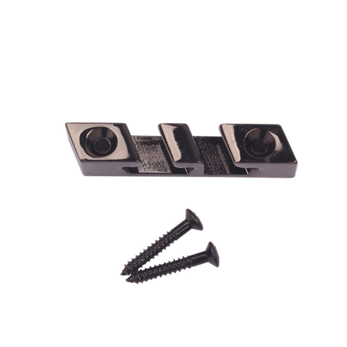 Black Metal Bass Guitar String Retainer B903070