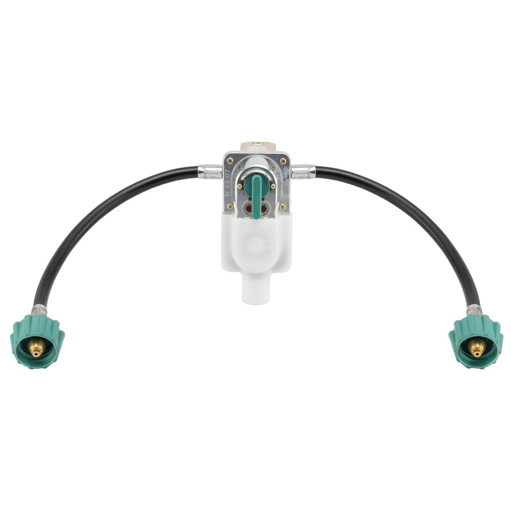 RV 2-Stage Auto Changeover Propane Regulator with Hose B72972