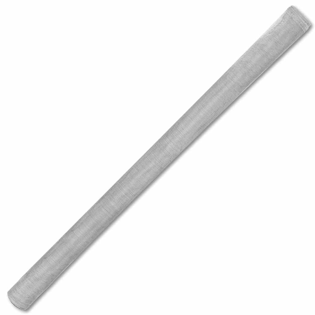 Aluminum Mesh Screen 39.4x196.9 Inches Silver U3175