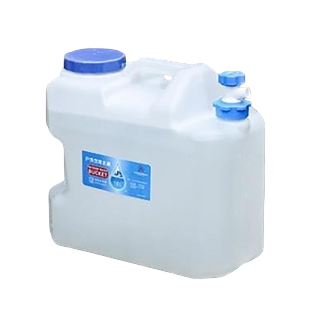 2 Gallons Clear Water Container with Spigot and Handle C9271