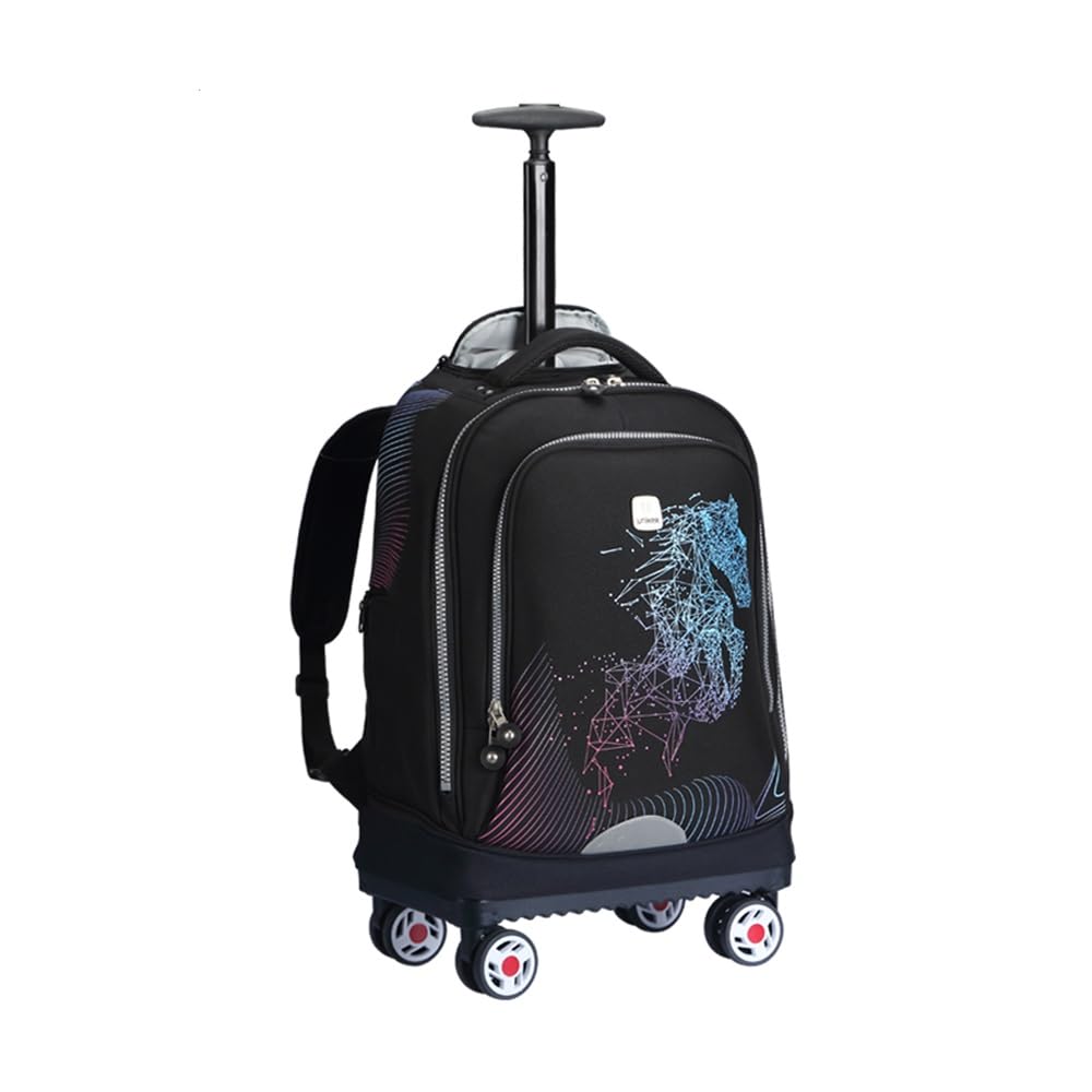 Rolling Backpack with Wheels Fits 15.6 Inch P112