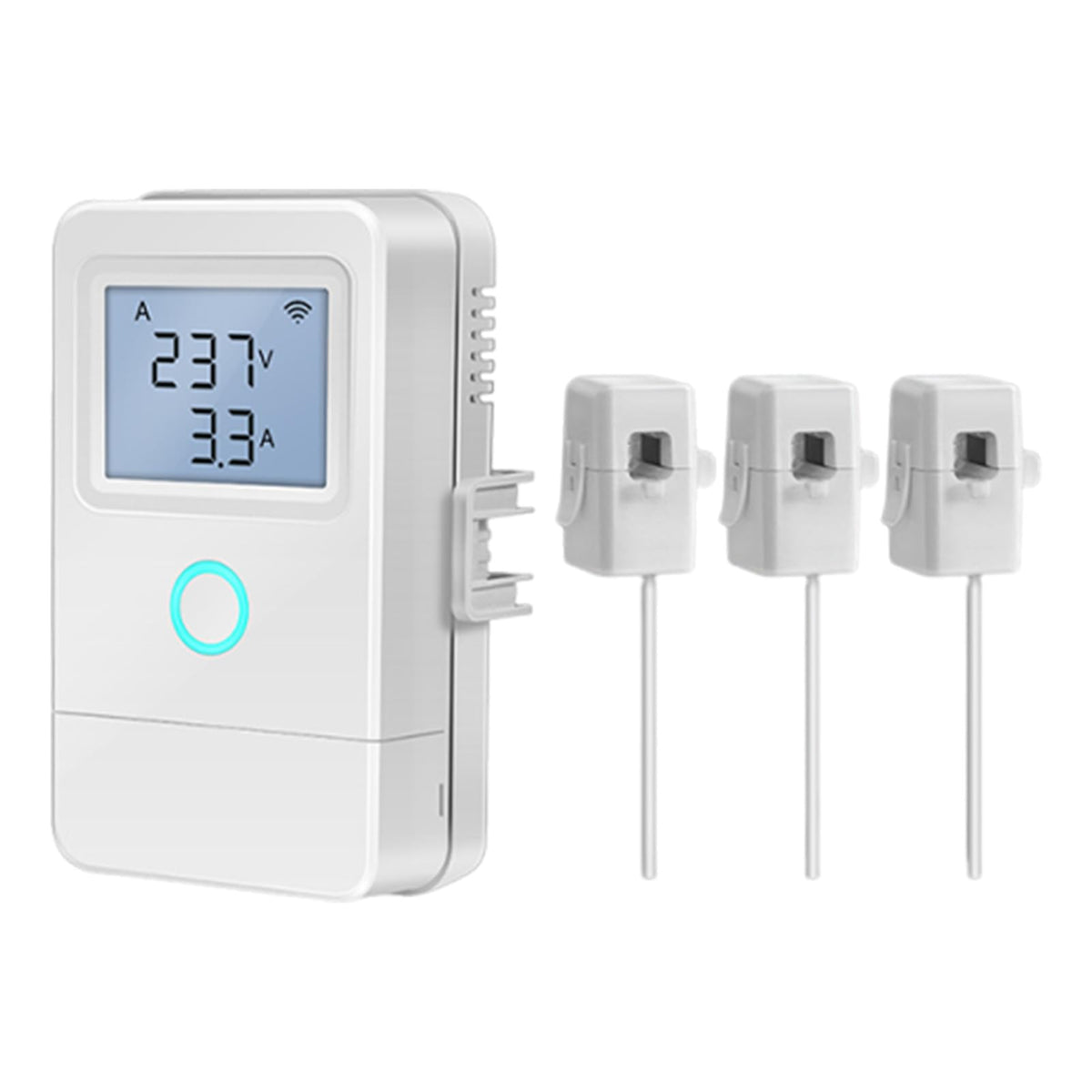 Wi Fi Real Time Electricity Usage Monitor with 3 100A Clamps X593815