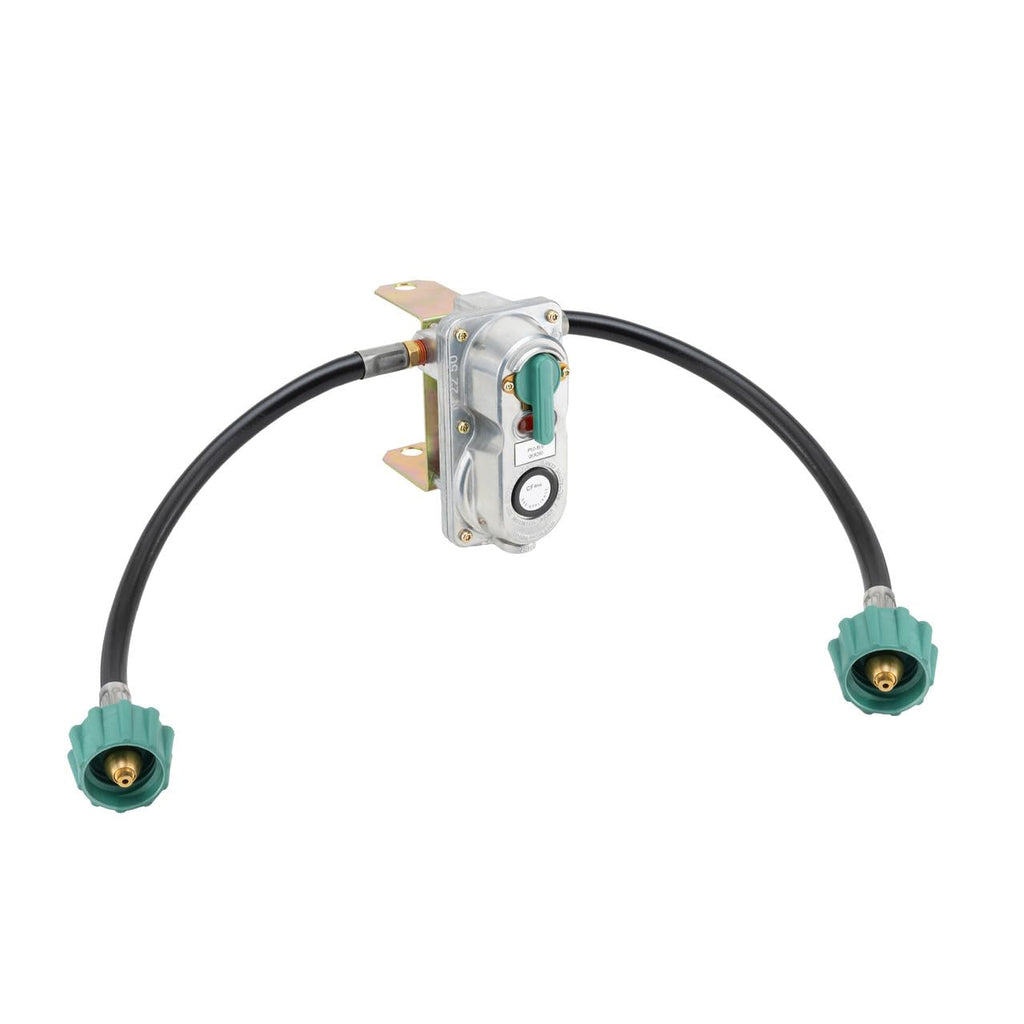 RV 2-Stage Auto Changeover Propane Regulator with Hose B72972