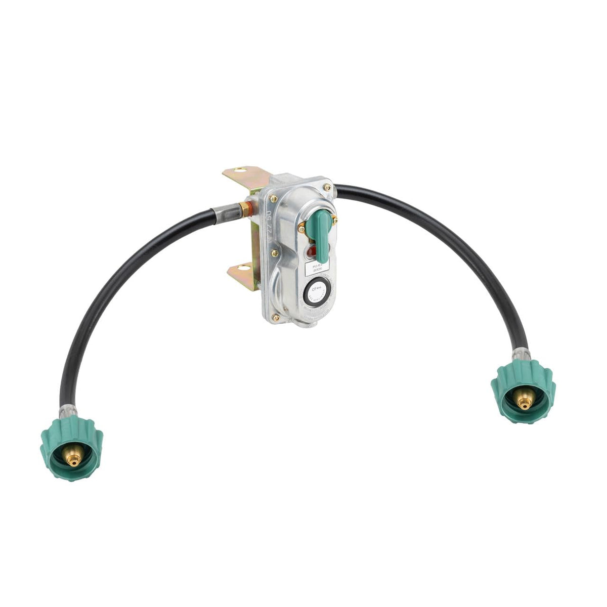 RV 2-Stage Auto Changeover Propane Regulator with Hose B72972