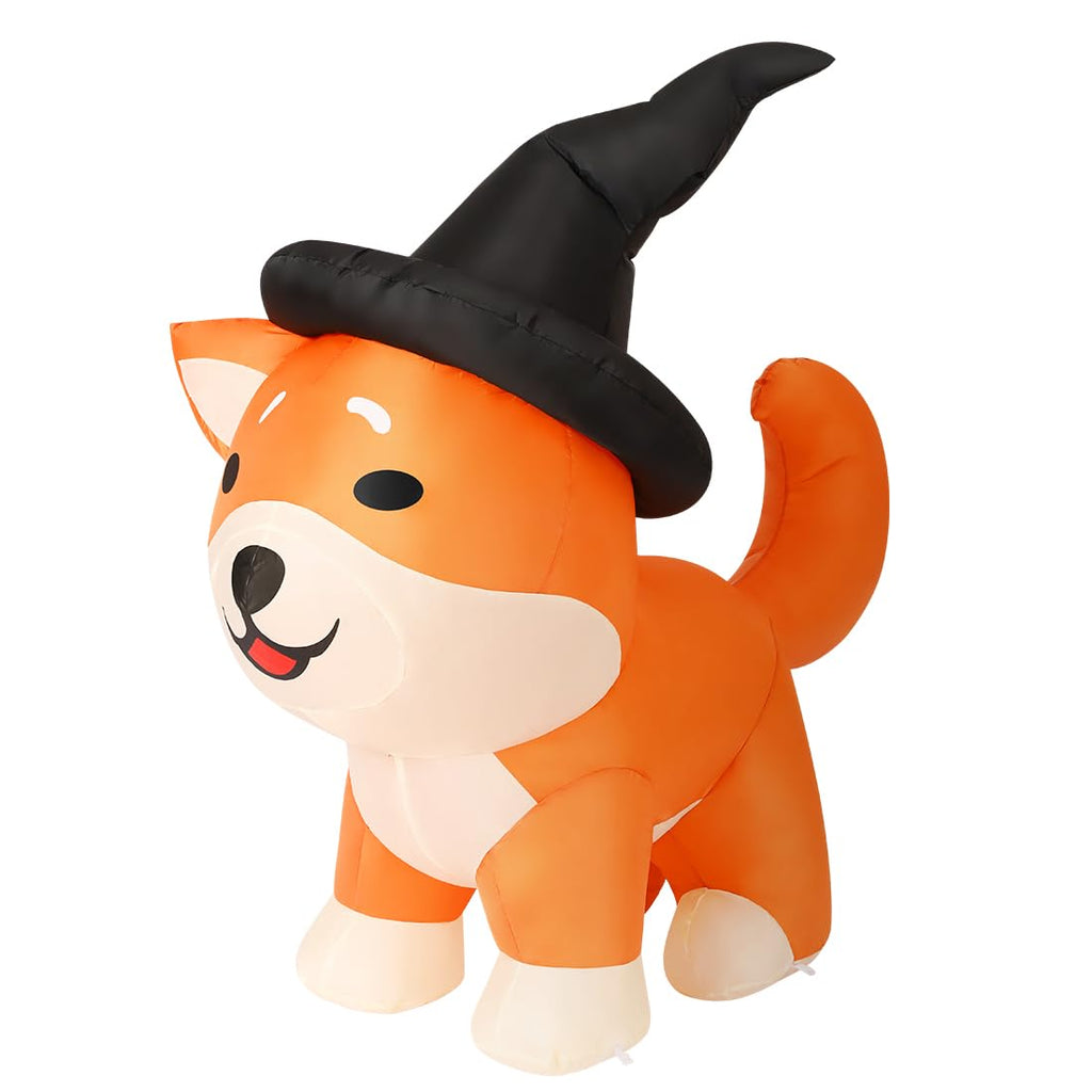 4 FT Halloween Inflatable Corgi Dog Outdoor Decorations G600975