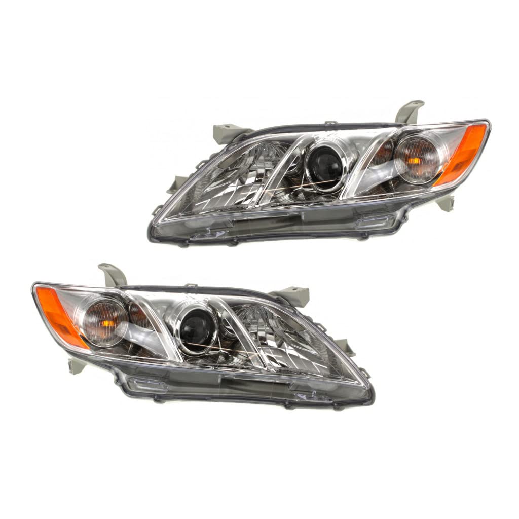 Toyota Camry 2007 2008 2009 Headlight Assembly Driver and Passenger Side Pair I498946