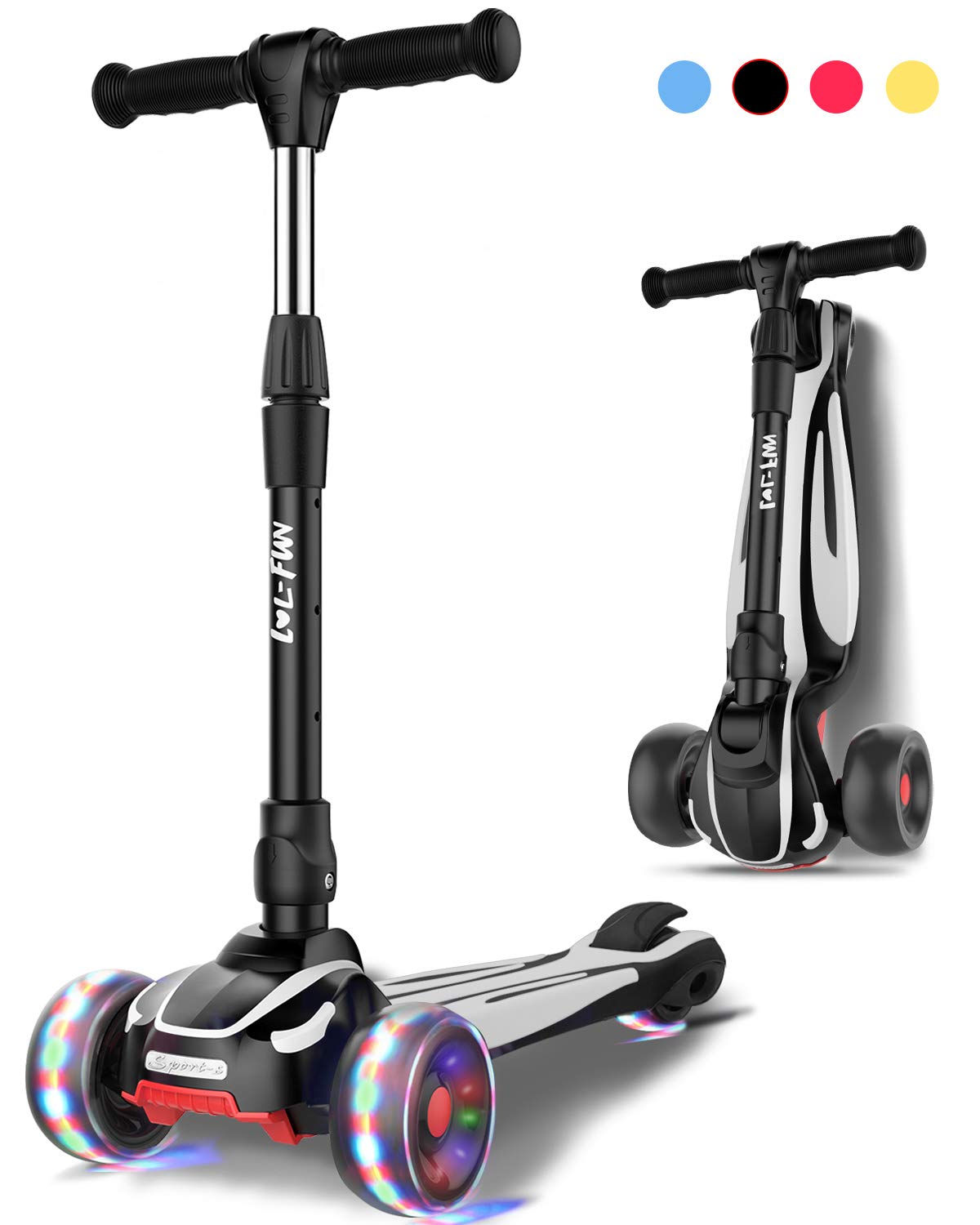 3 Wheels Scooter with Adjustable Height & LED Light V28911