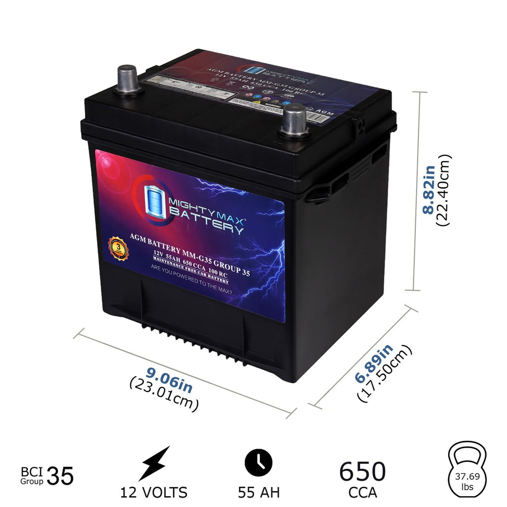 12V 55Ah AGM Replacement Battery C59155