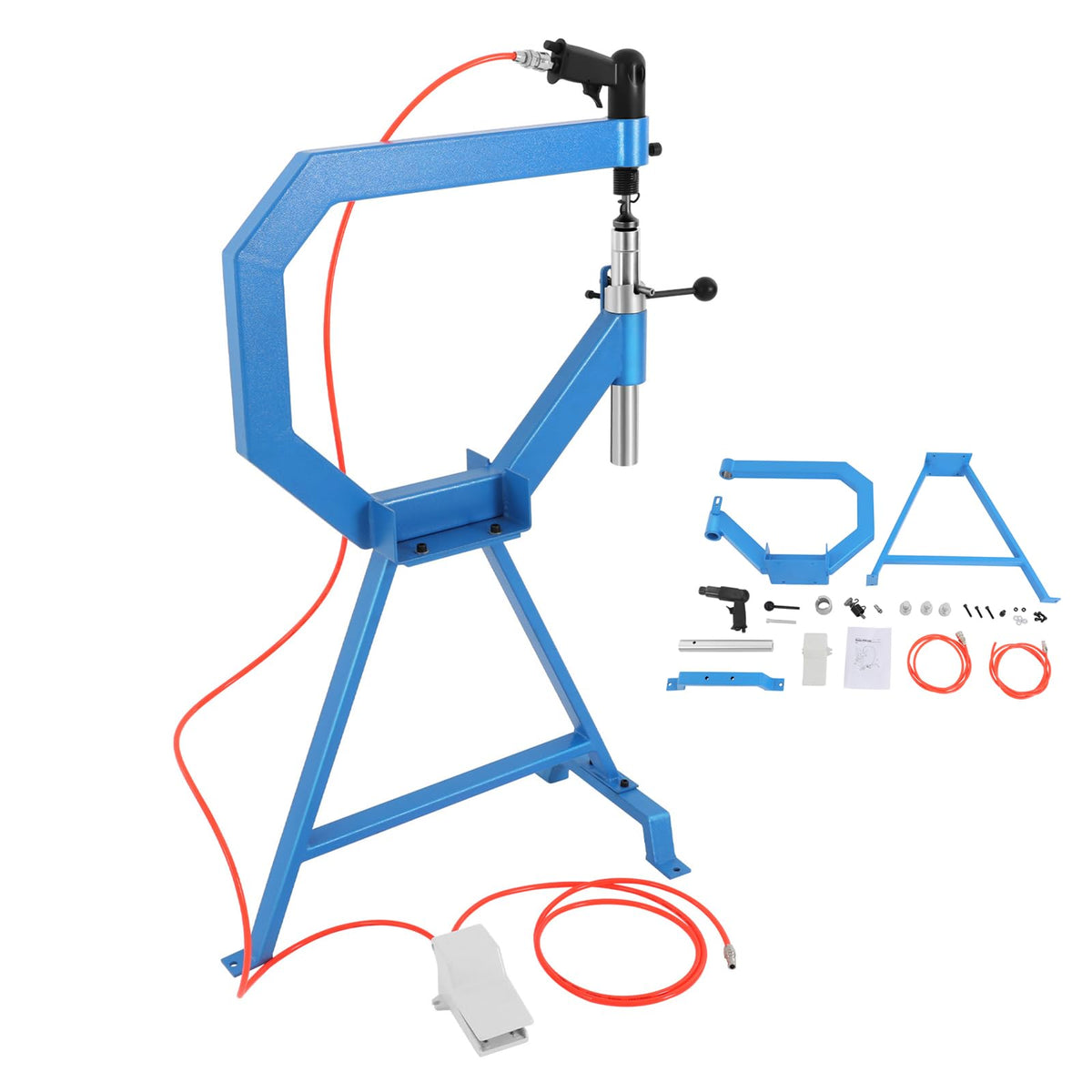 Pneumatic Planishing Hammer Metal Shaping Machine with Anvil & Foot Pedal R41657