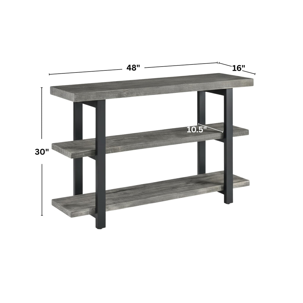 Solid Wood Media Console Table U23109
