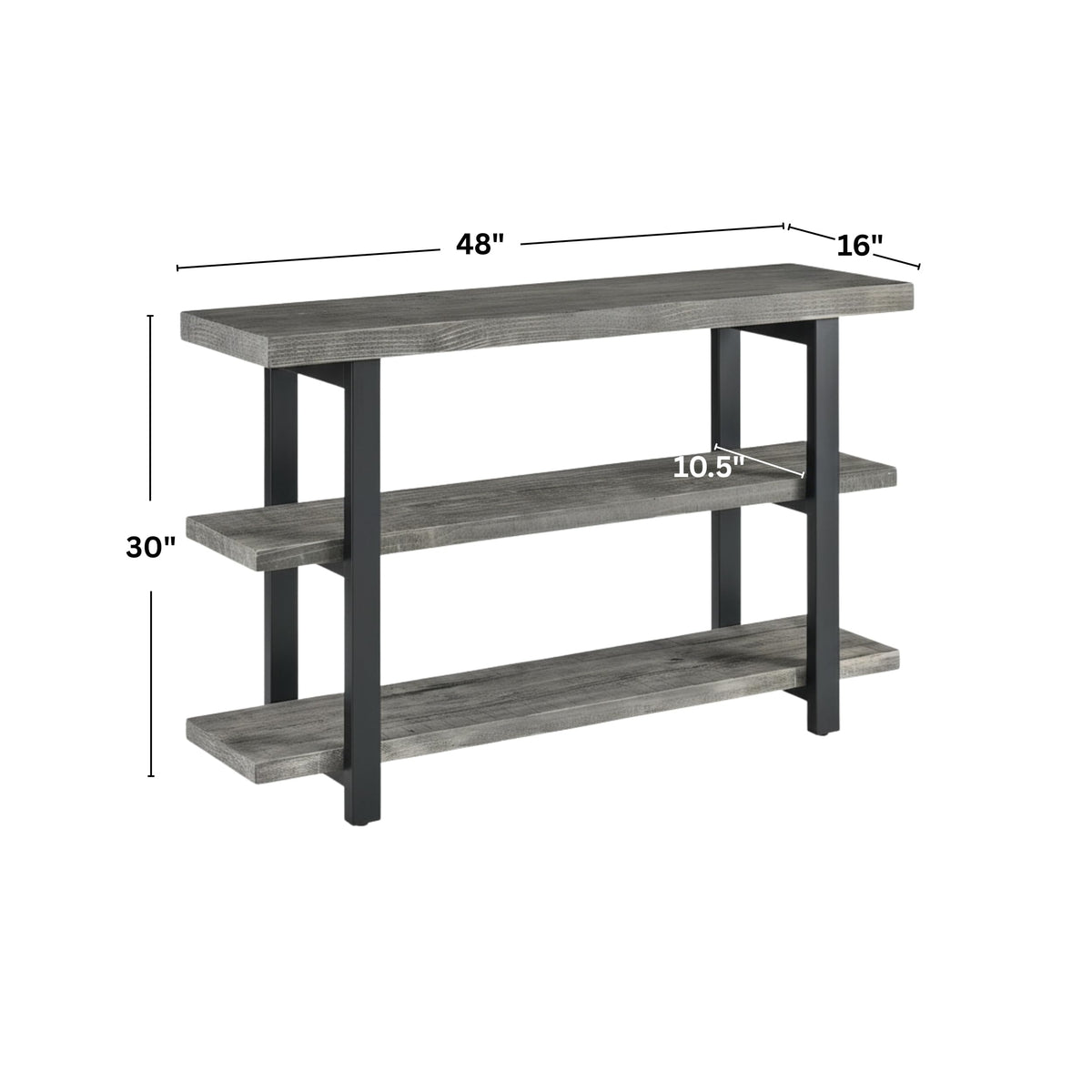 Solid Wood Media Console Table U23109