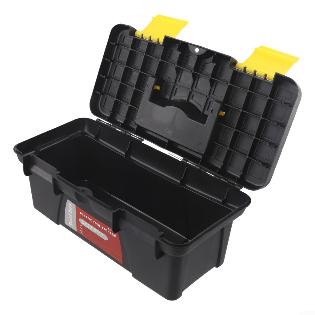 10 Inch Black Plastic Tool Storage Box F899649