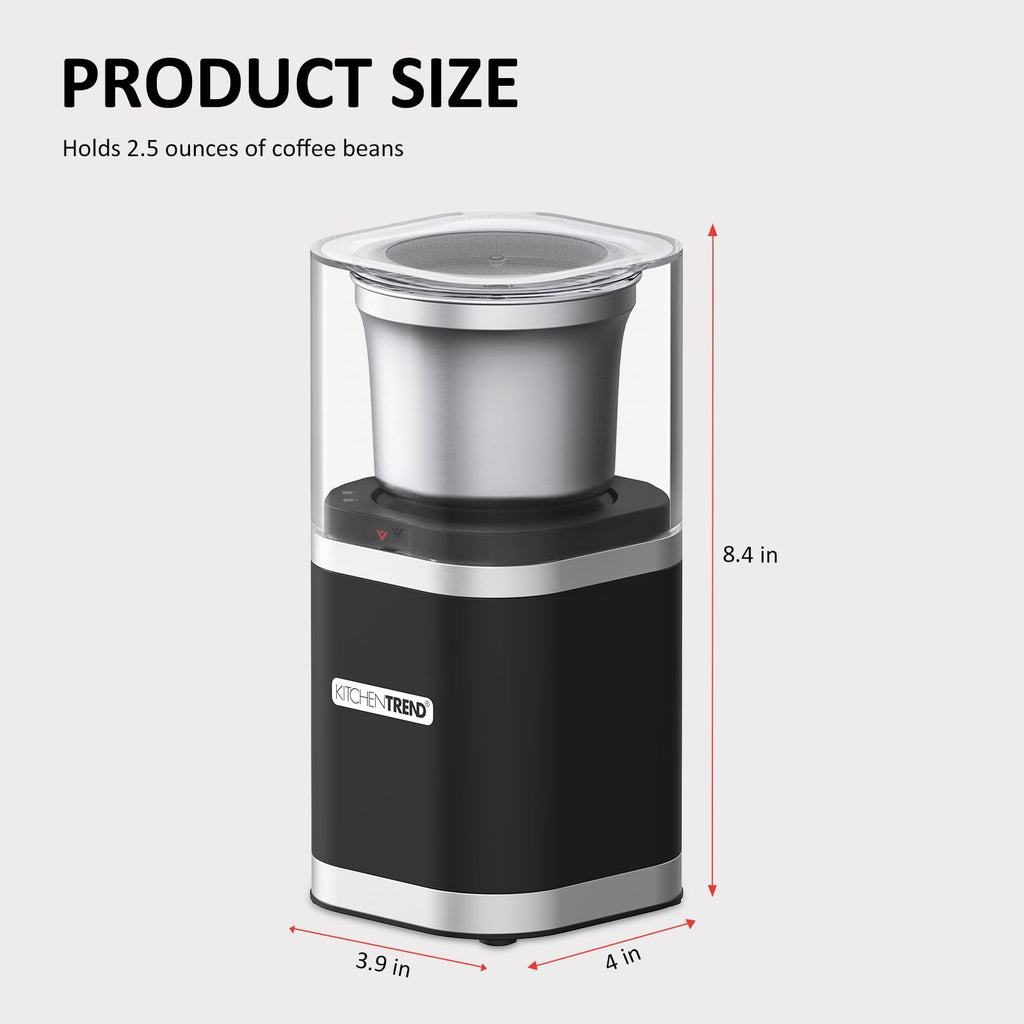 Electric Coffee Bean Grinder with Removable Stainless Steel Bowl Q808