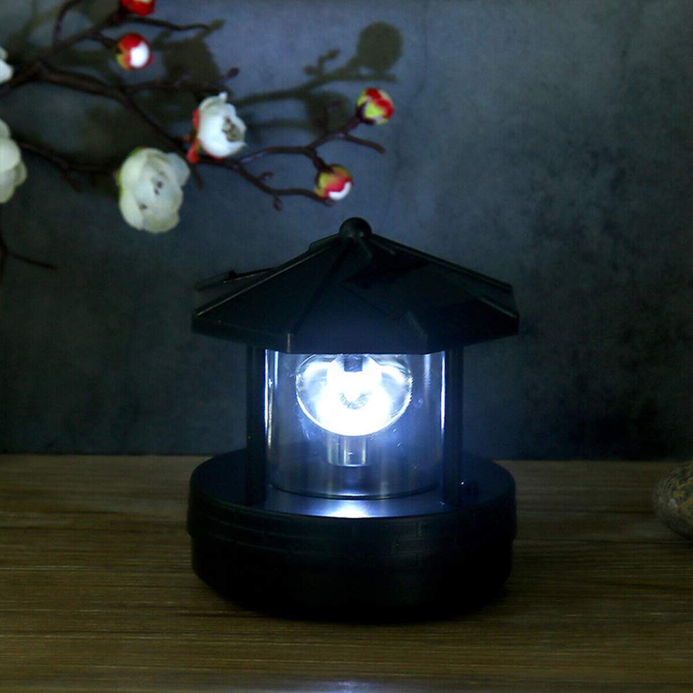 Solar Powered Rotating Lighthouse E379448