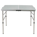 Lightweight Portable Aluminum Folding Camping Table with Adjustable Legs V93666