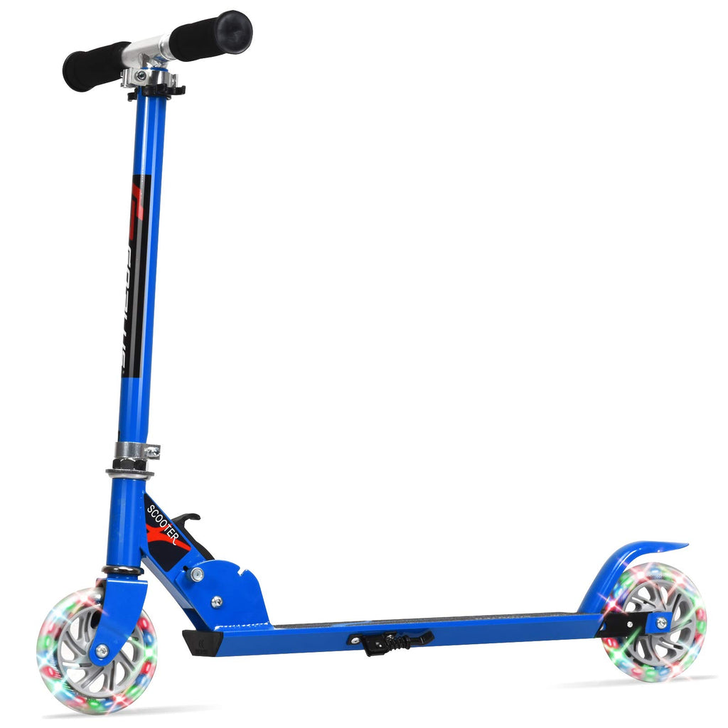 Folding Kick Scooter with 2 Flash Wheels X11861