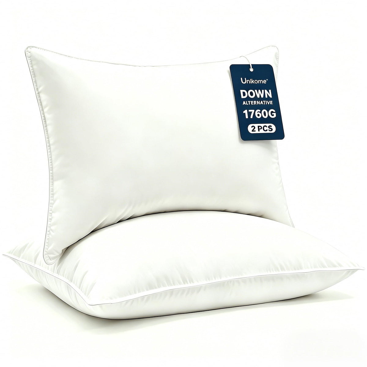King Size 100% Cotton Down Alternative Pillows Set of 2 V880607