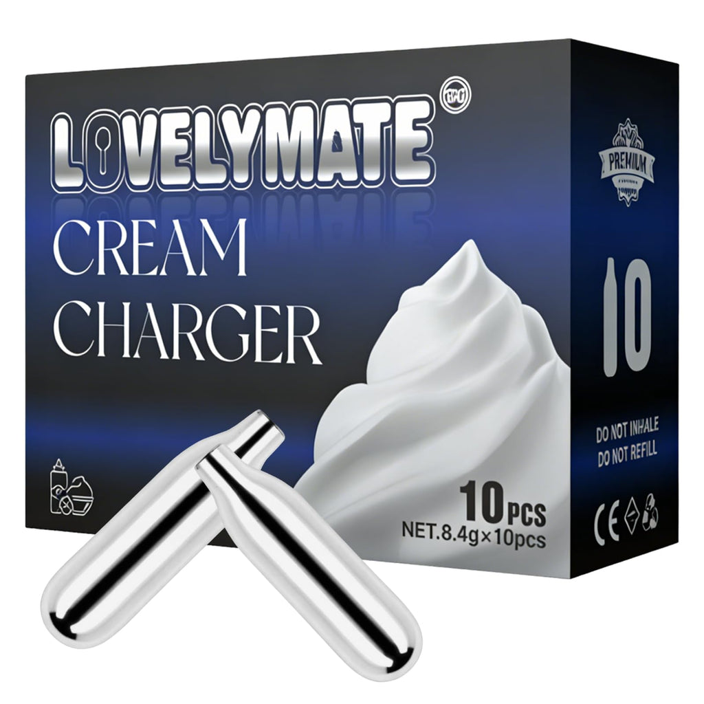 8g Whipped Cream Charger 10 Pack Stainless Steel M4533