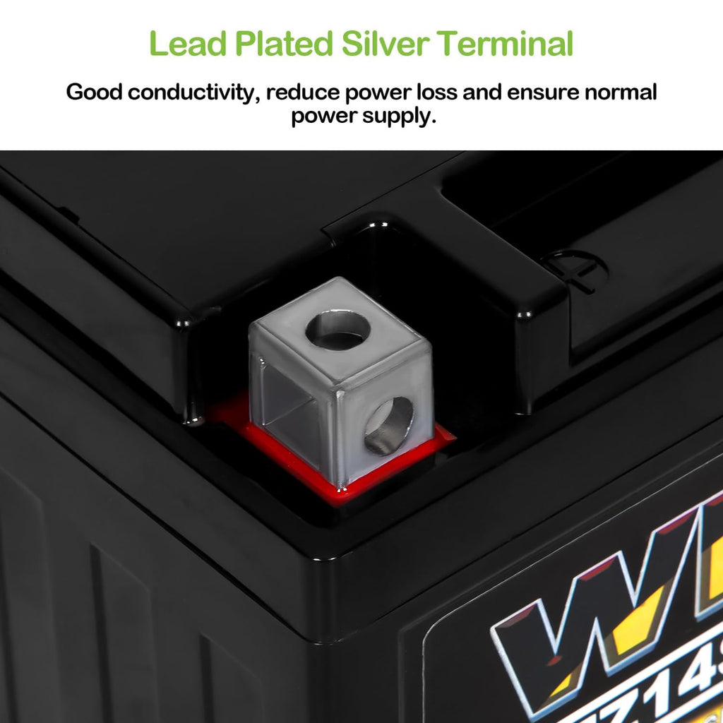 12V 11.2AH 230CCA Maintenance Free Sealed AGM Motorcycle Battery N758997