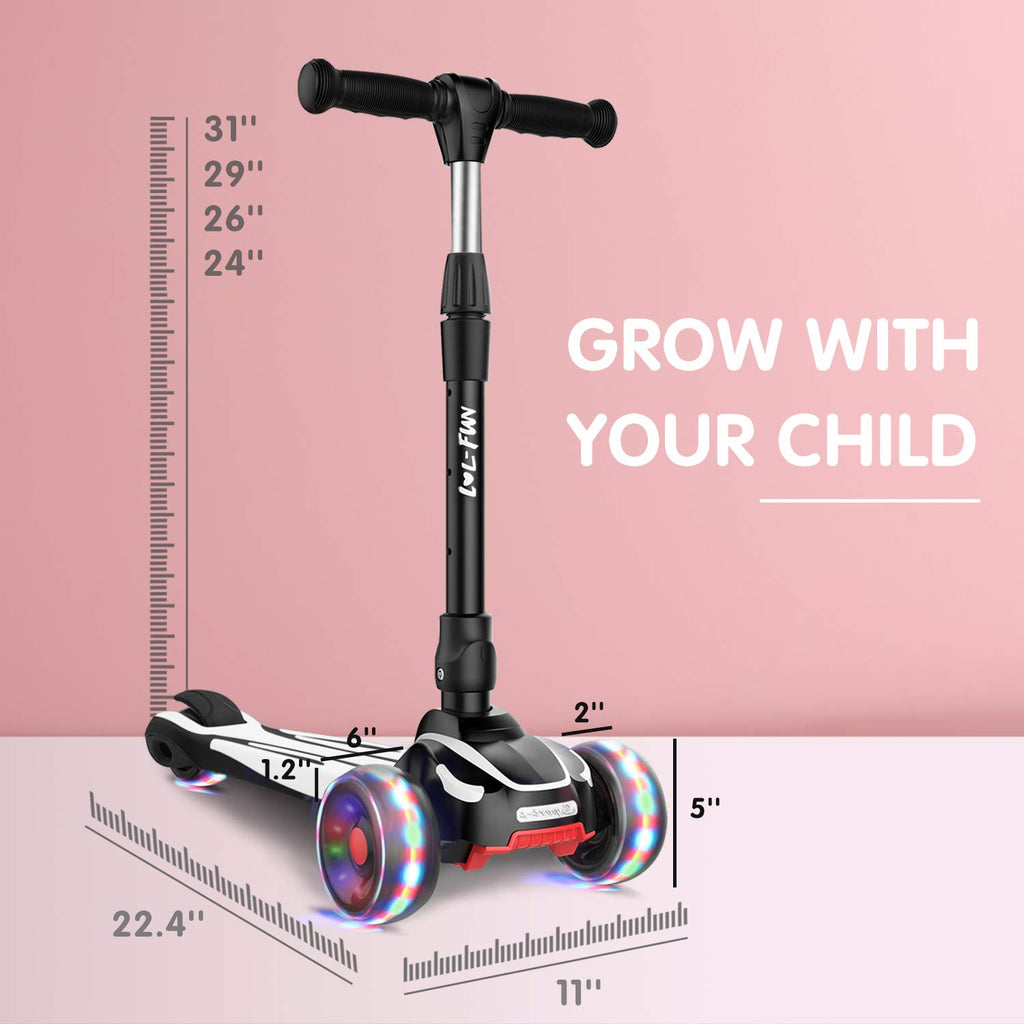 3 Wheels Scooter with Adjustable Height & LED Light V28911