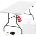 6ft HDPE Plastic Folding Table Y724111