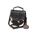 Genuine Leather Hair-On Cowhide Mini Crossbody W460751