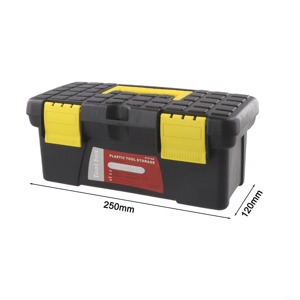 10 Inch Black Plastic Tool Storage Box F899649