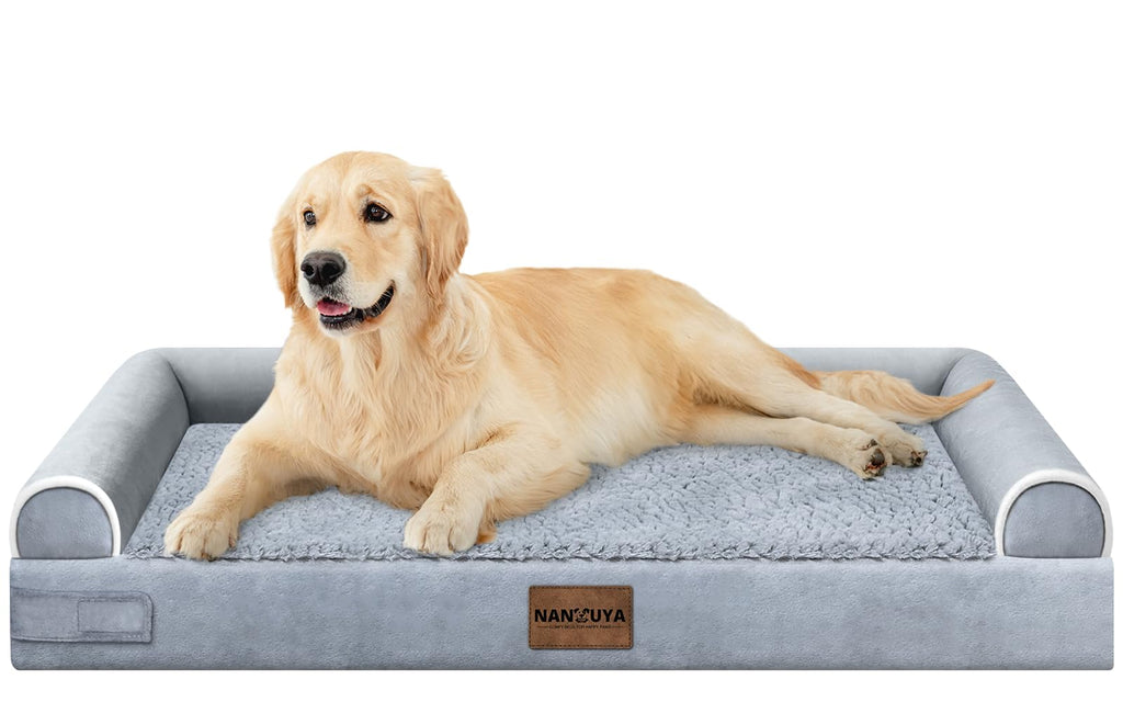 Light Grey 36 x 27 Inch Orthopedic Dog Bed R59789