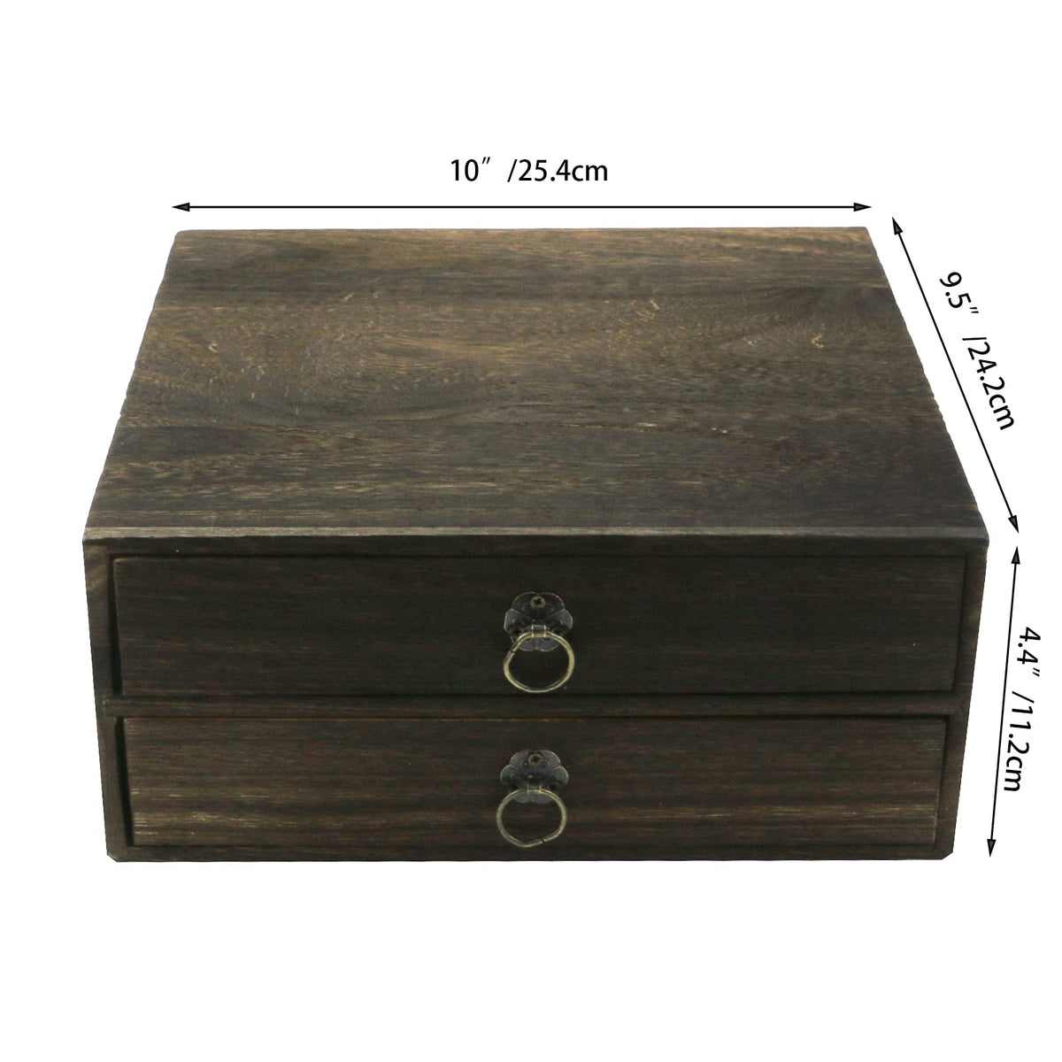 Wooden Desk Organizer with Drawer U139846