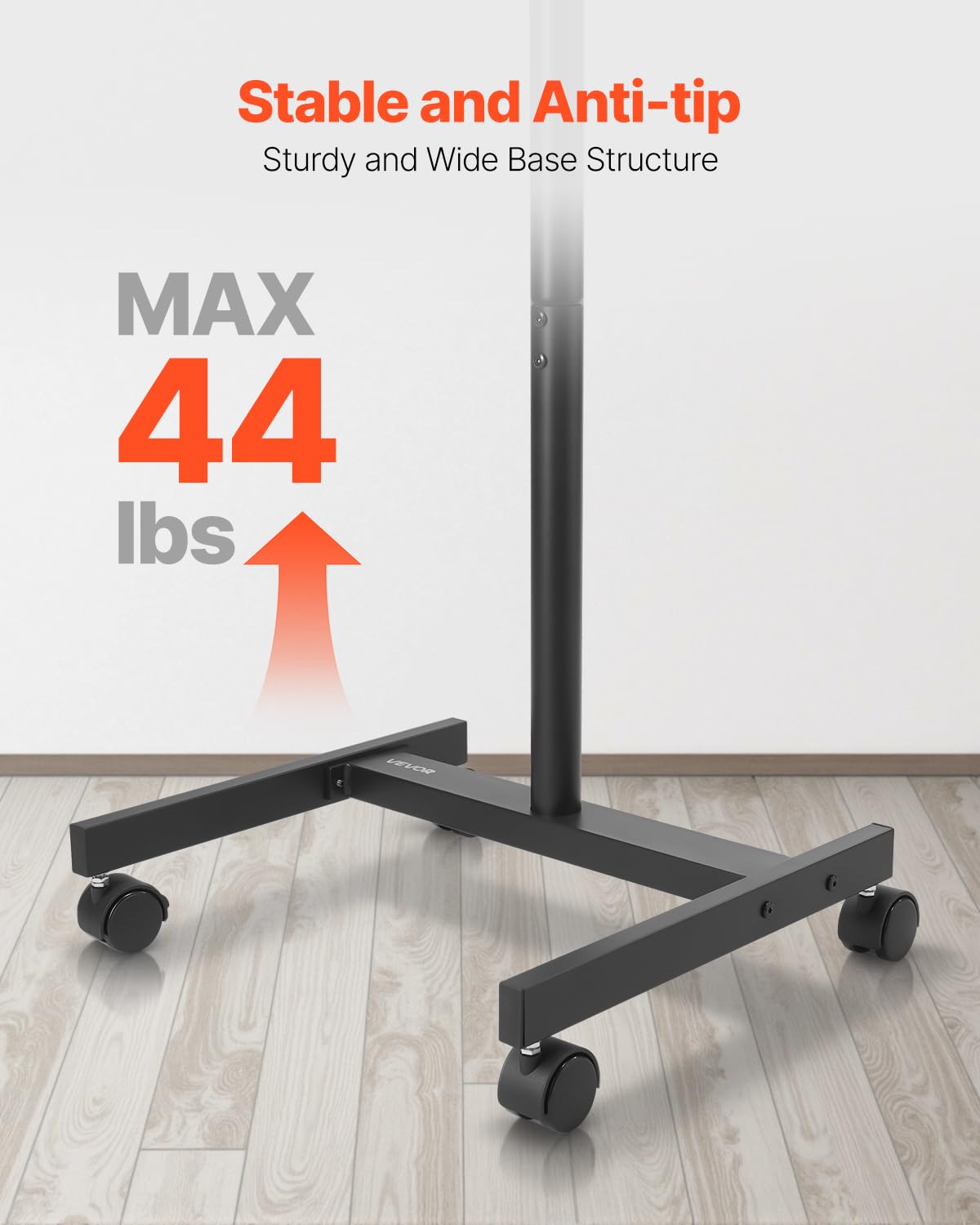Rolling TV Stand for 17-55 Inch Screens with Wheels G45265