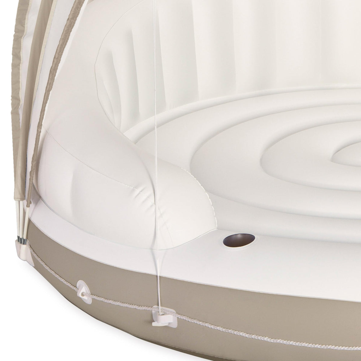 Inflatable Pool Float with Detachable Sunshade B636059