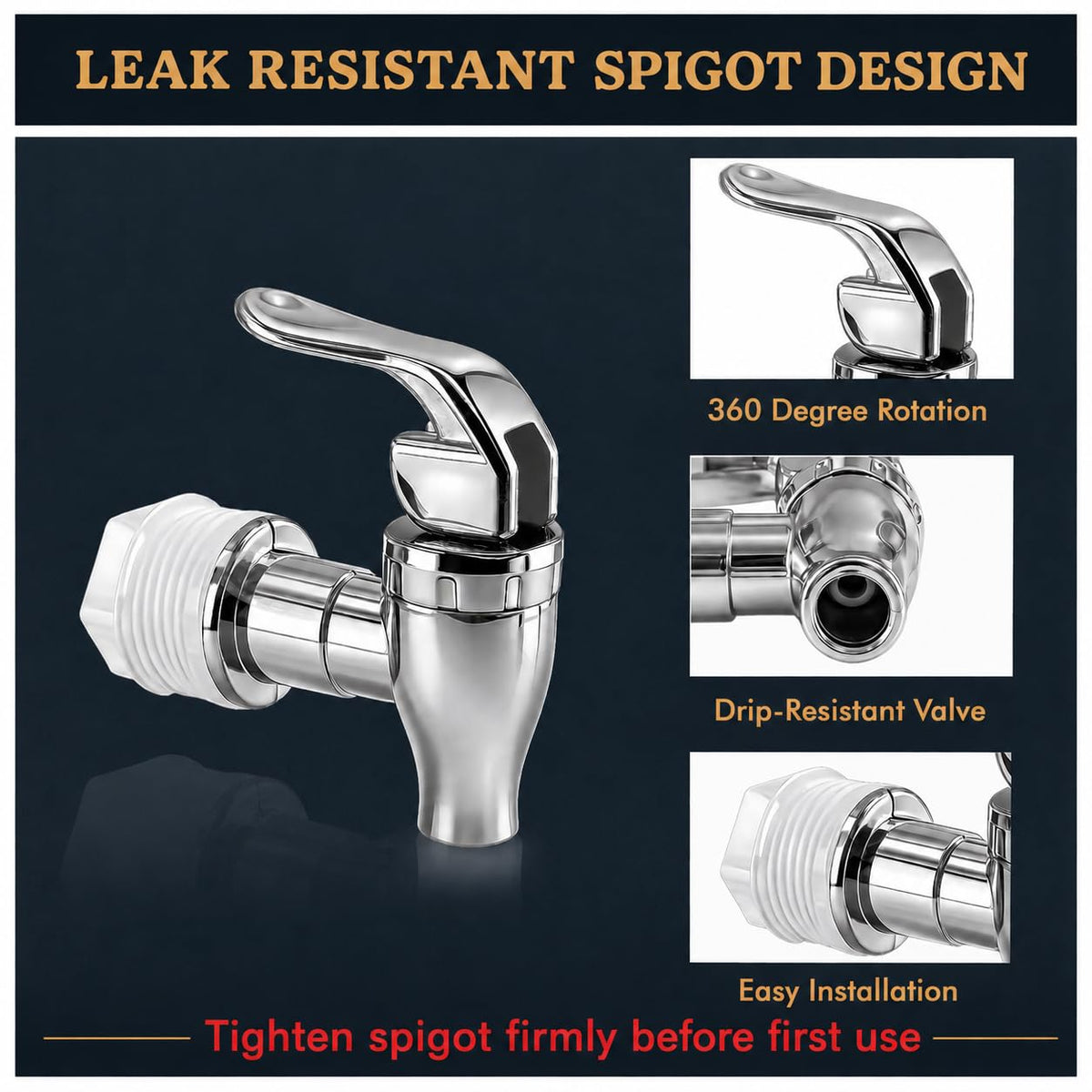 2 Gallon Glass Drink Dispenser with Spigot Q586533