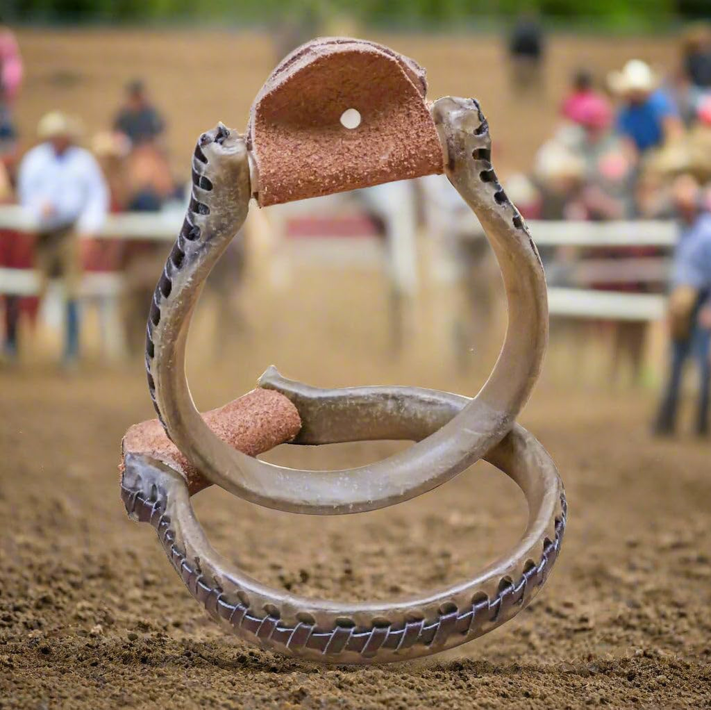 Oxbow Round Metal Western Stirrups K164905