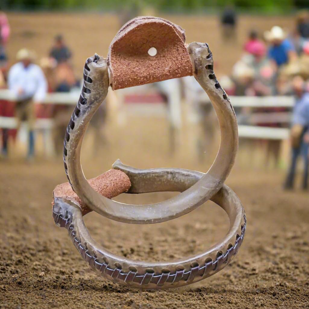 Oxbow Round Metal Western Stirrups K164905