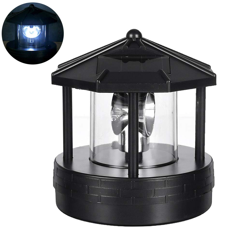 Solar Powered Rotating Lighthouse E379448