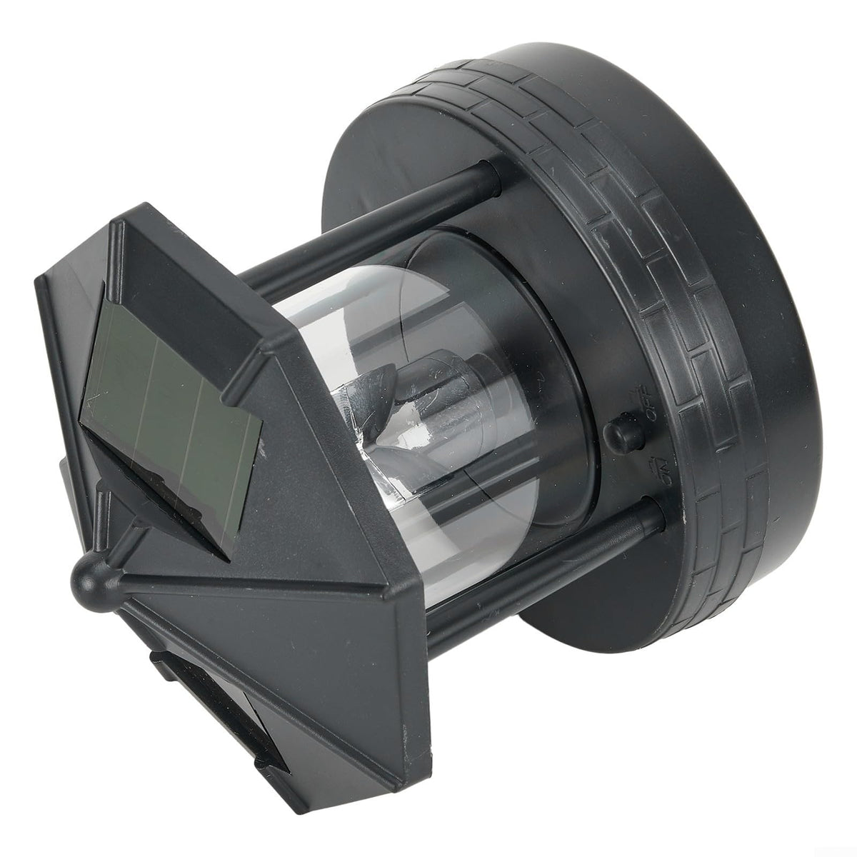 Black Solar Lighthouse Outdoor Light X9443