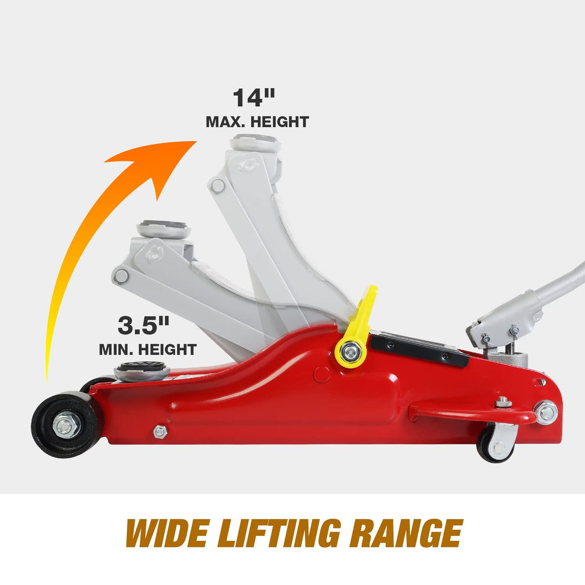 2.5 Ton Low Profile Hydraulic Floor Jack with Storage Case C8112