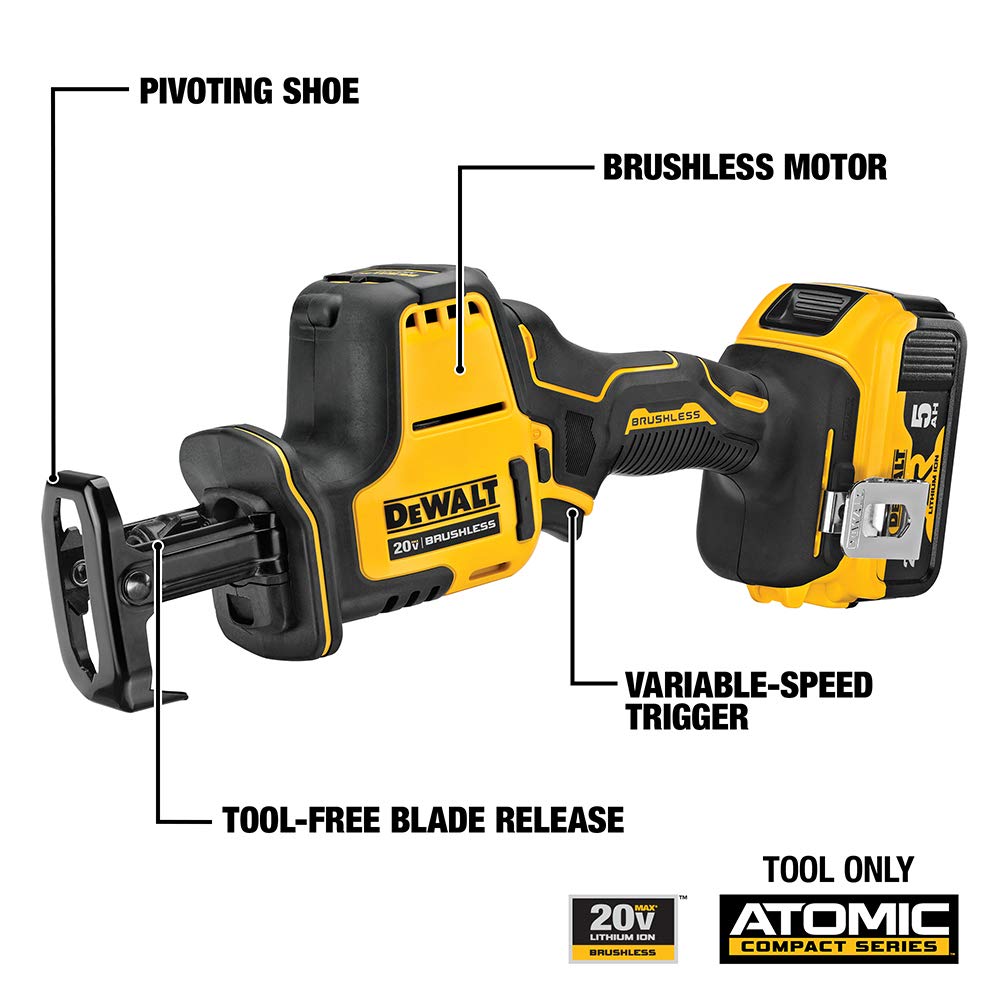 Cordless One-Handed Reciprocating Saw Kit B12716
