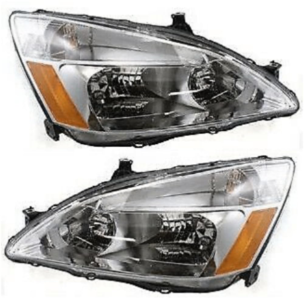 Headlight Set Left Right Clear Lens N41157