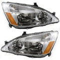 Headlight Set Left Right Clear Lens N41157