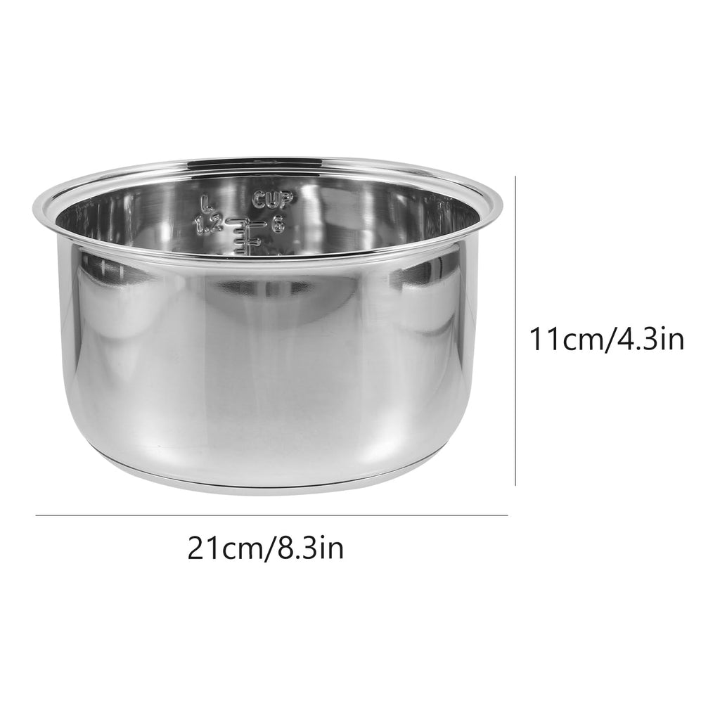 3L Stainless Steel Non Stick Rice Cooker Inner Pot W908223