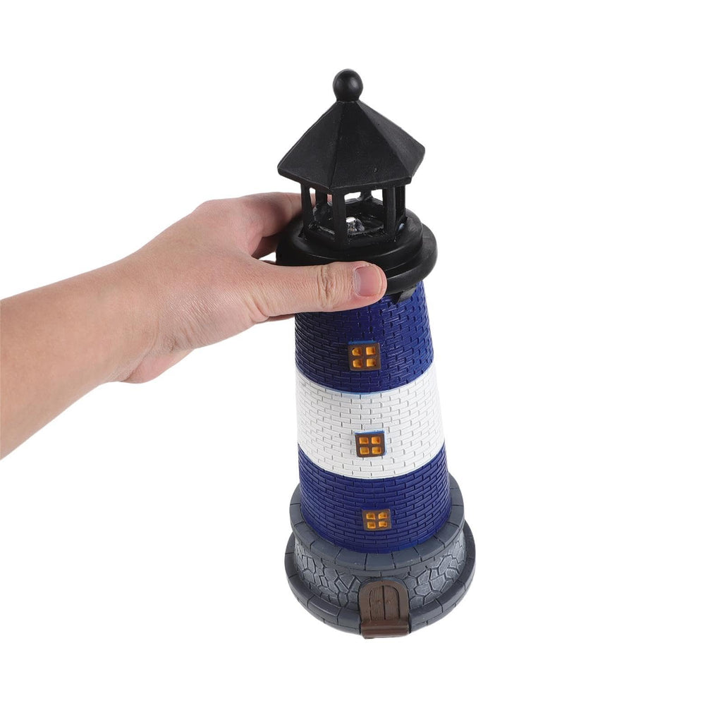 Solar Lighthouse Lamp with LED Lights V1358