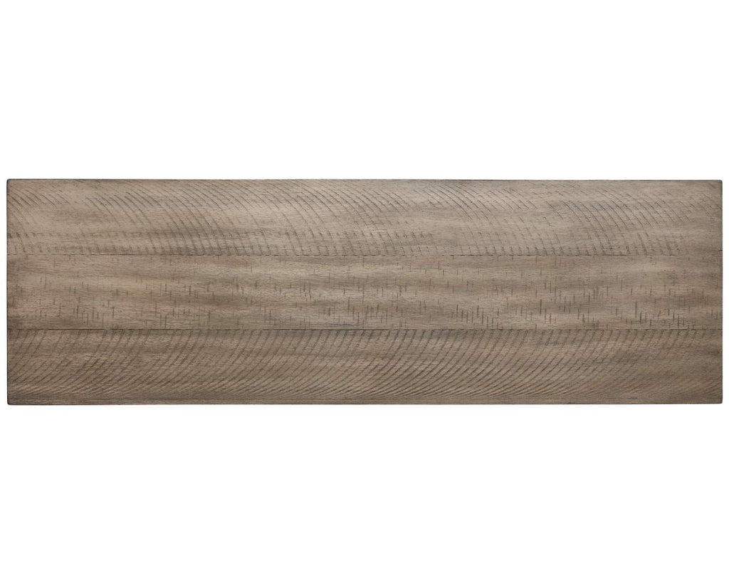 White Light Brown Wood Storage Bench C574893