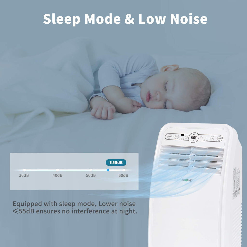 8000 BTU White Portable Air Conditioner J844424