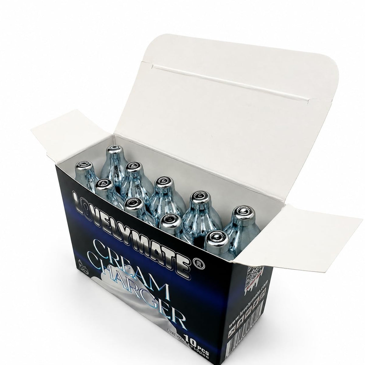 8g Whipped Cream Charger 10 Pack Stainless Steel M4533