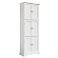 63.2" Tall Bathroom Storage Cabinet with 6 Doors F81378