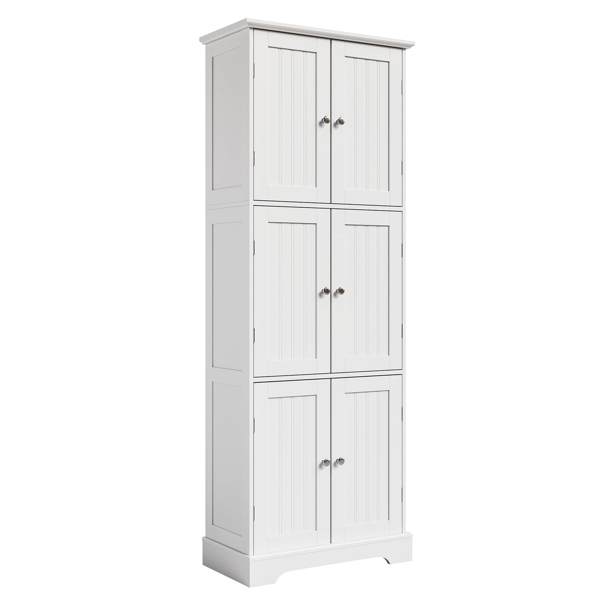 63.2" Tall Bathroom Storage Cabinet with 6 Doors F81378