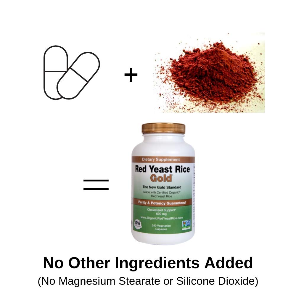 Red Yeast Rice 1200 mg 240 Capsules T99420