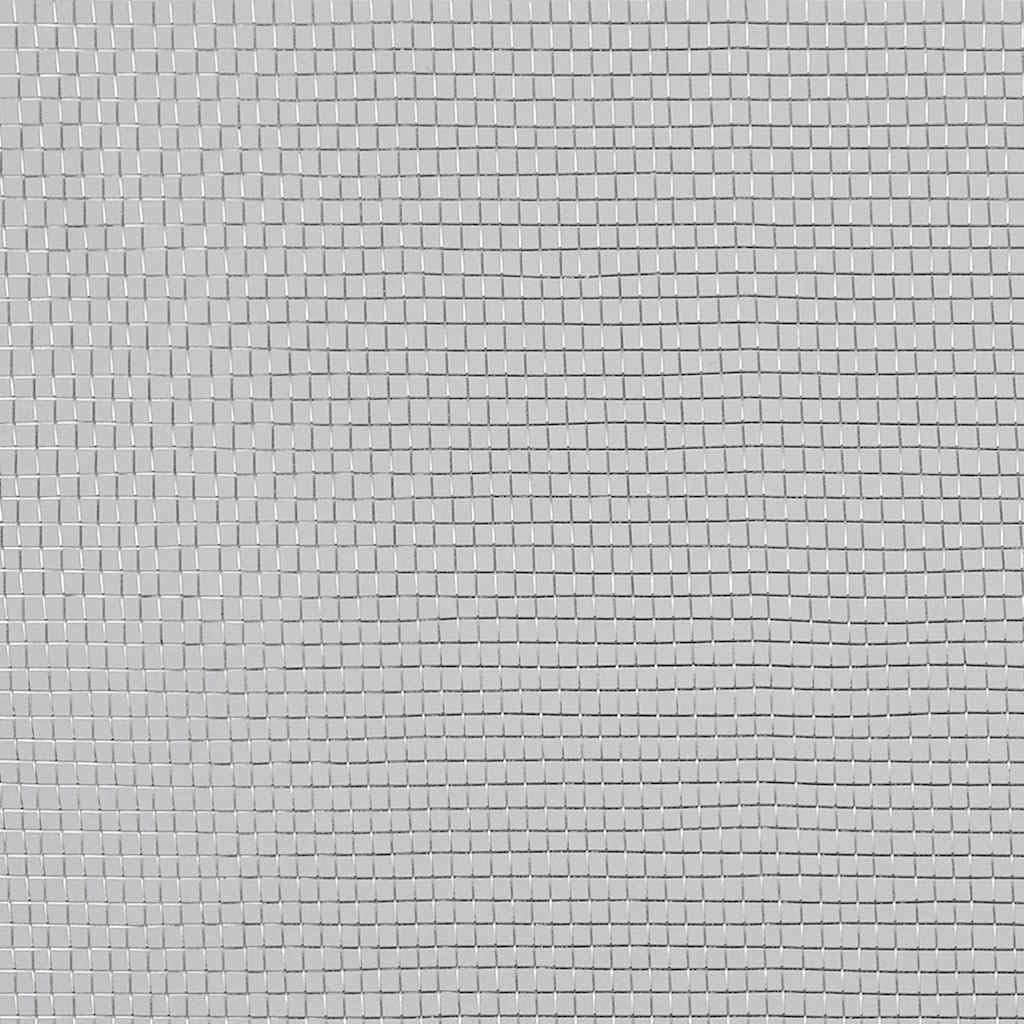 Aluminum Mesh Screen 39.4x196.9 Inches Silver U3175