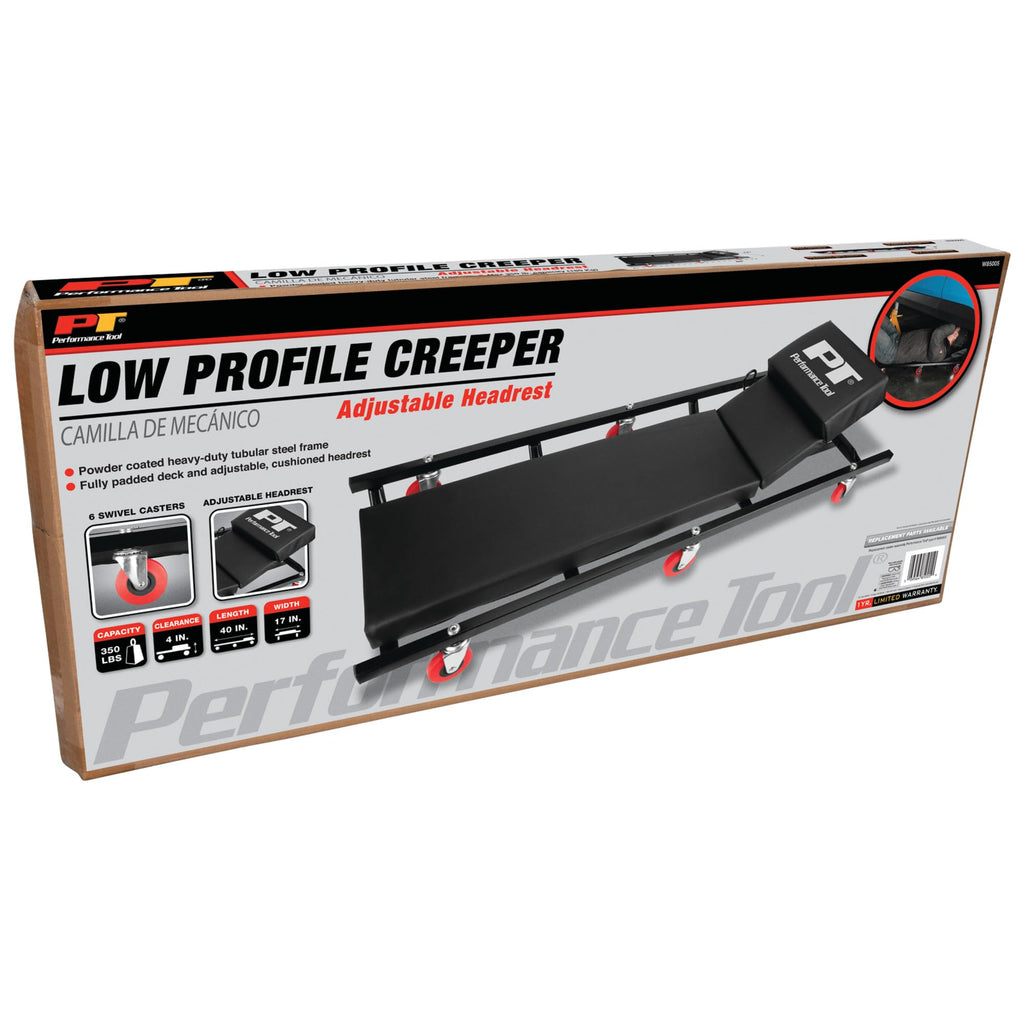 40 in. 6-Caster Rolling Shop Creeper F956760